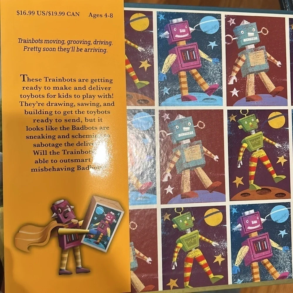 Trainbots Hardcover Children's Book by Miranda Paul
